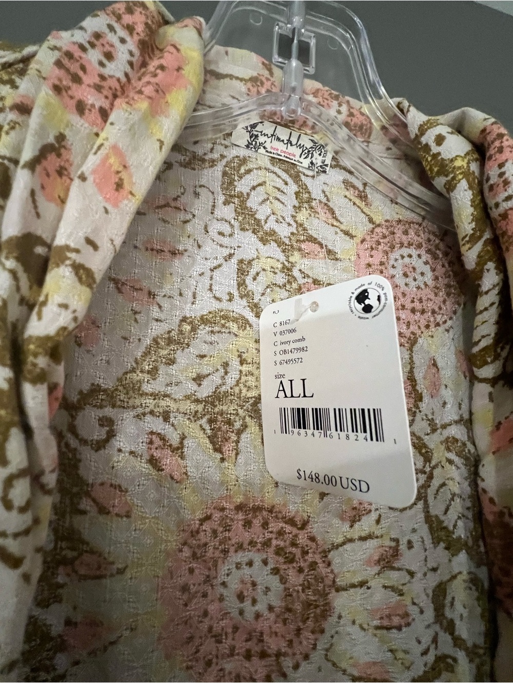 Free People Intimately Duster Kimono NWT - Picture 4 of 11
